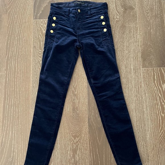 J Brand Skinny Velvet Jeans - Picture 1 of 7